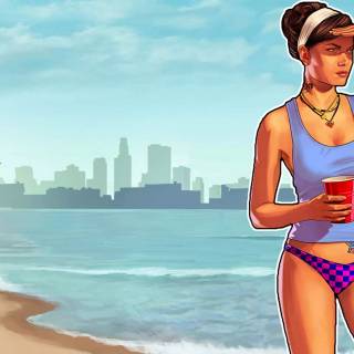 GTA beach wallpaper
