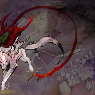 Anime fox spring wallpaper