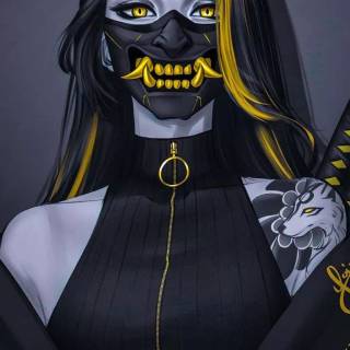 Scary monster girl wallpaper