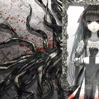 Scary monster girl wallpaper