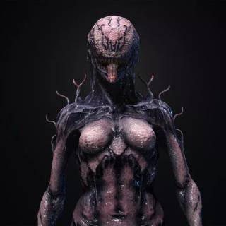 Scary monster girl wallpaper