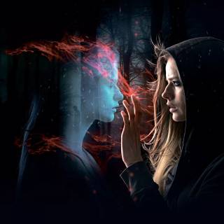 Scary monster girl wallpaper