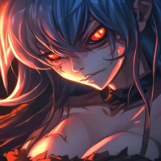 Scary monster girl wallpaper