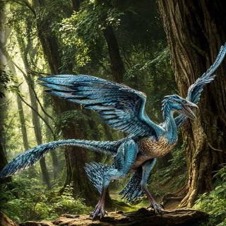 Microraptor wallpaper
