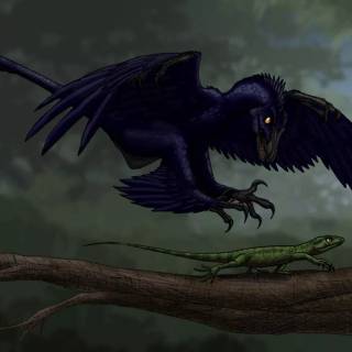 Microraptor wallpaper