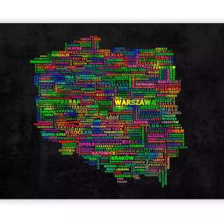 Poland map wallpaper
