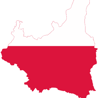 Poland map wallpaper