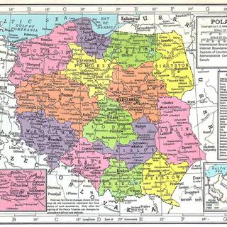 Poland map wallpaper