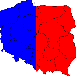 Poland map wallpaper