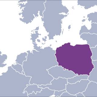 Poland map wallpaper