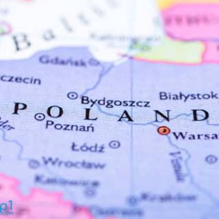 Poland map wallpaper