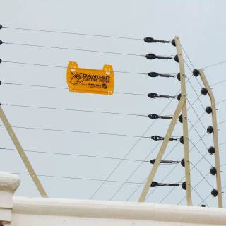 Electric fence wallpaper