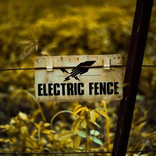 Electric fence wallpaper