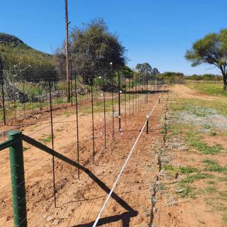 Electric fence wallpaper