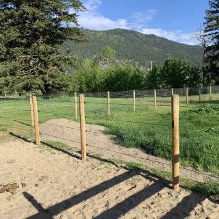 Electric fence wallpaper