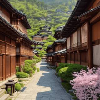 Rural Japan wallpaper