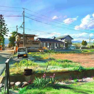 Rural Japan wallpaper