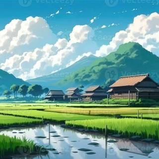 Rural Japan wallpaper