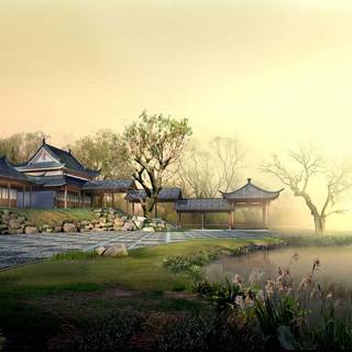 Rural Japan wallpaper