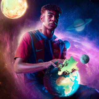 Lamine Yamal PC wallpaper