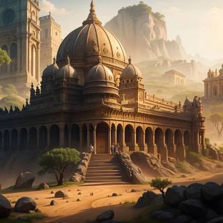 Indian castle wallpaper