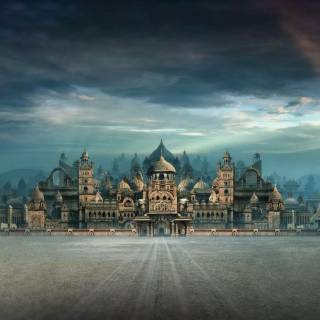 Indian castle wallpaper