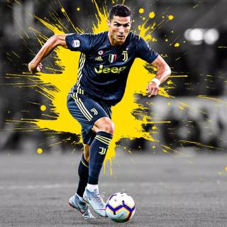 Ronaldo shooting wallpaper