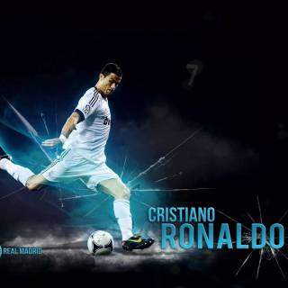 Ronaldo shooting wallpaper