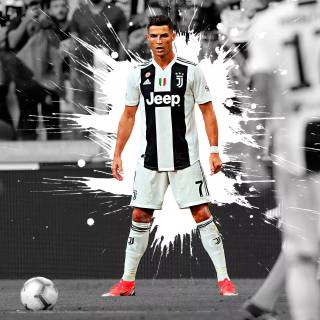 Ronaldo shooting wallpaper