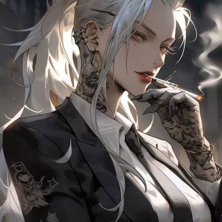 Mafia anime girl wallpaper