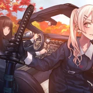 Mafia anime girl wallpaper