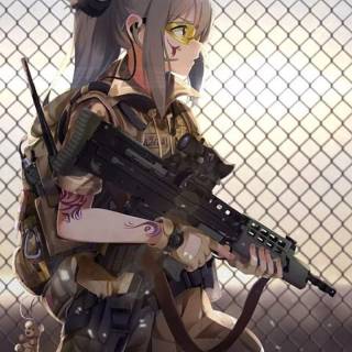 Mafia anime girl wallpaper