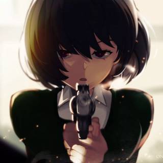 Mafia anime girl wallpaper