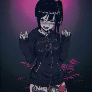 Mafia anime girl wallpaper