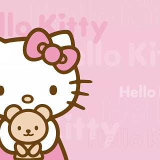 Hello Kitty collage laptop wallpaper