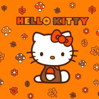 Hello Kitty collage laptop wallpaper