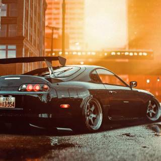 Toyota Supra laptop wallpaper