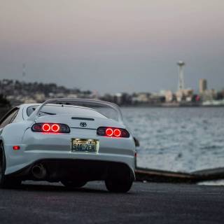 Toyota Supra laptop wallpaper