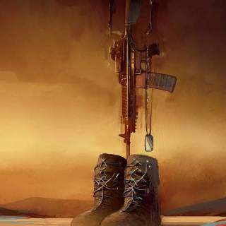 Army salute iPhone wallpaper