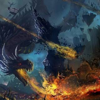 Amazing dragons wallpaper