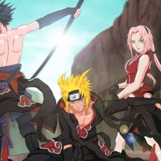 1920x1080 Naruto anime manga panels wallpaper