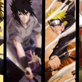 1920x1080 Naruto anime manga panels wallpaper