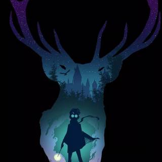 Harry Potter minimalist phone wallpaper