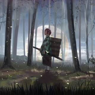 Tanjiro 1920x1080 wallpaper