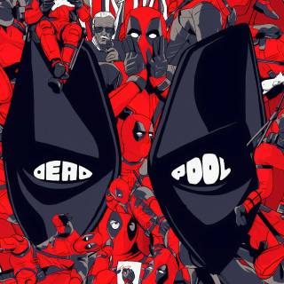 Deadpool mask wallpaper