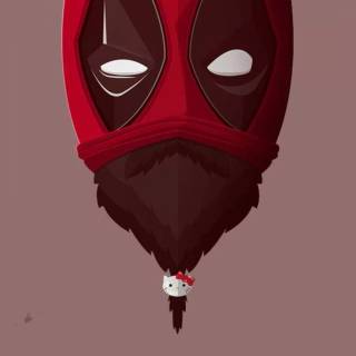 Deadpool mask wallpaper
