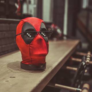 Deadpool mask wallpaper