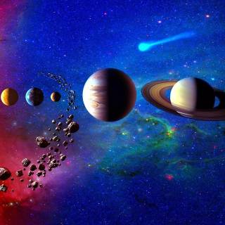 Solar System desktop wallpaper