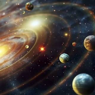 Solar System desktop wallpaper