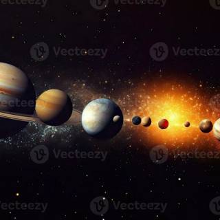 Solar System desktop wallpaper